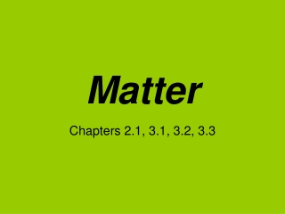 Matter