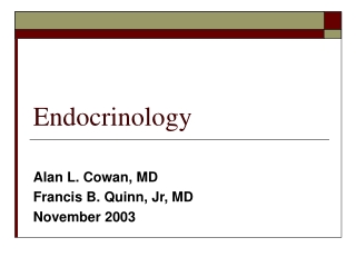 Endocrinology