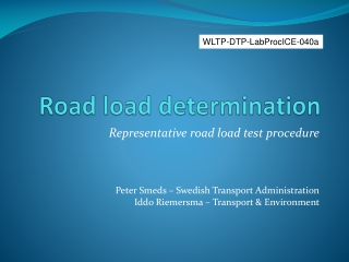 Road load determination