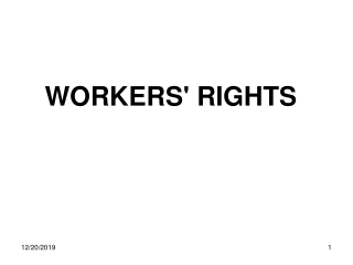 Workers' Rights