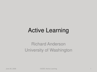 Active Learning