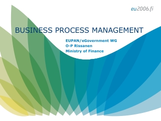 BUSINESS PROCESS MANAGEMENT