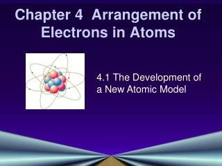Chapter 4  Arrangement of Electrons in Atoms