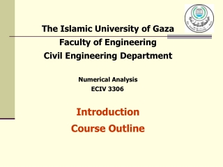 The Islamic University of Gaza Faculty of Engineering Civil Engineering Department