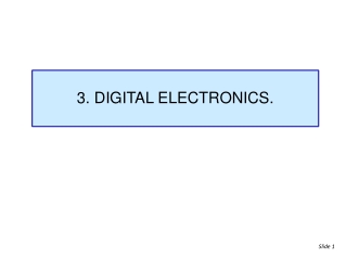 3. DIGITAL ELECTRONICS.