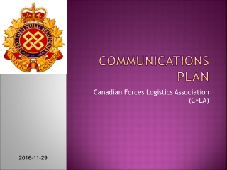 Communications Plan