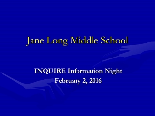 Jane Long Middle School