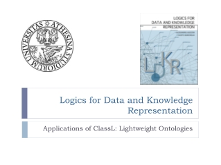 Logics for Data and Knowledge Representation