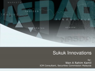 Sukuk Innovations