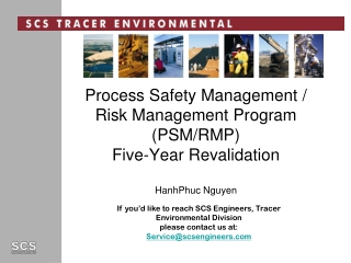 If you’d like to reach SCS Engineers, Tracer Environmental Division