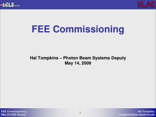 FEE Commissioning