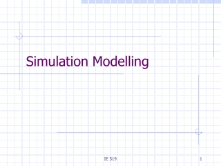 Simulation Modelling