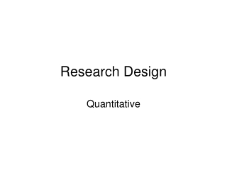 Research Design