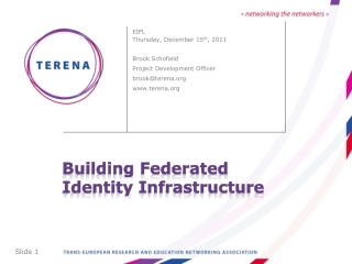 Building Federated Identity Infrastructure