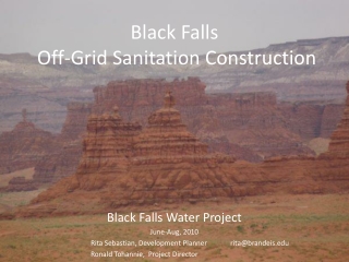 Black Falls  Off-Grid Sanitation Construction