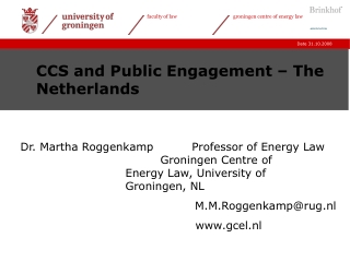 CCS and Public Engagement – The Netherlands