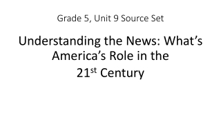 Grade 5, Unit 9 Source Set