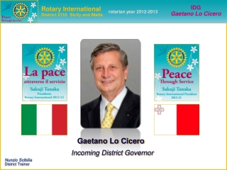 Gaetano Lo Cicero Incoming District Governor