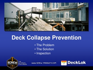 Deck Collapse Prevention