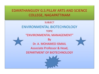 EDAYATHANGUDY G.S.PILLAY ARTS AND SCIENCE COLLEGE, NAGAPATTINAM