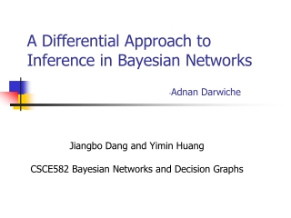 A Differential Approach to Inference in Bayesian Networks