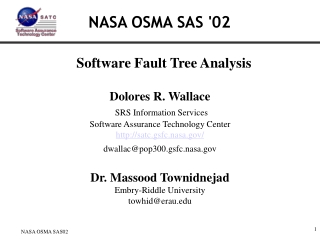 NASA OSMA SAS '02