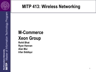 MITP 413: Wireless Networking