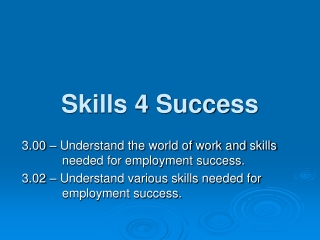 Skills 4 Success