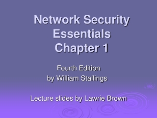 Network Security Essentials Chapter 1