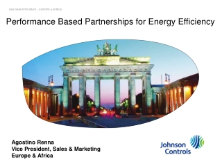 Performance Based Partnerships for Energy Efficiency