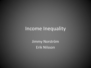 Income Inequality