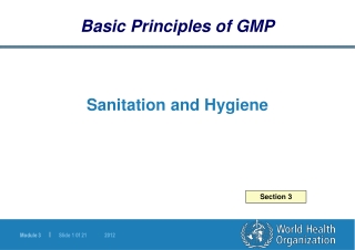 Sanitation and Hygiene