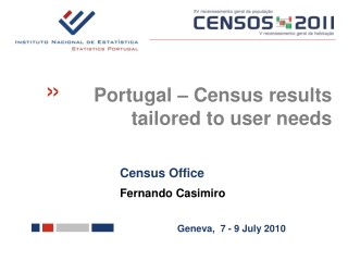 Census Office  Fernando Casimiro