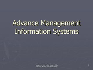 Advance Management Information Systems