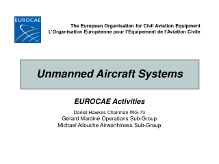 Unmanned Aircraft Systems