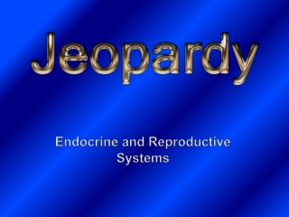 Endocrine and Reproductive Systems