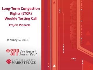 Long-Term Congestion Rights (LTCR) Weekly Testing Call