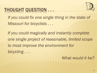 Thought question . . .