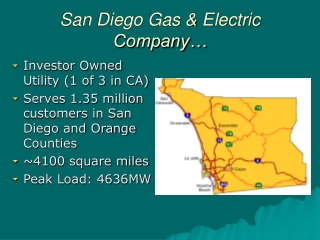 San Diego Gas &amp; Electric Company…