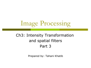 Image Processing