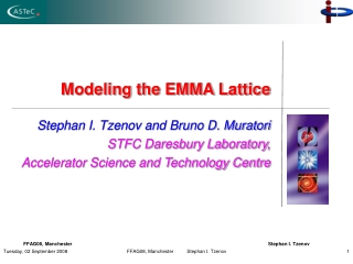 Modeling the EMMA Lattice