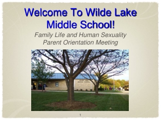 Welcome To Wilde Lake Middle School!