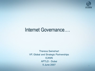 Internet Governance….