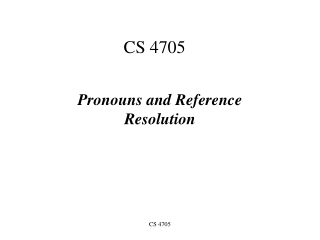 CS 4705