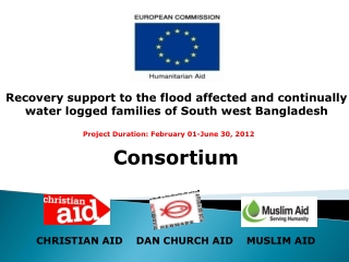 Consortium CHRISTIAN AID    DAN CHURCH AID    MUSLIM AID