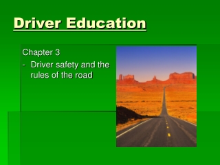 Driver Education