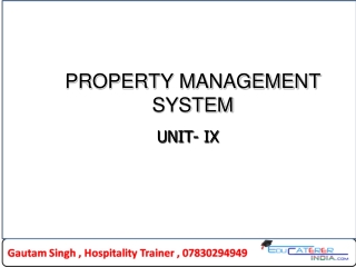 PROPERTY MANAGEMENT SYSTEM