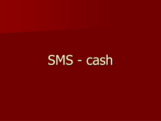 SMS - cash