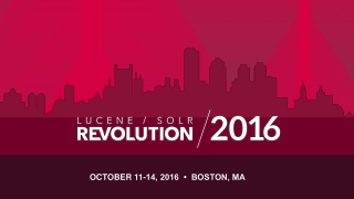 OCTOBER 11-14, 2016  •  BOSTON, MA