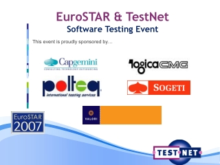 EuroSTAR &amp; TestNet  Software Testing Event